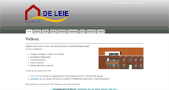 Desktop Screenshot of deleie.be