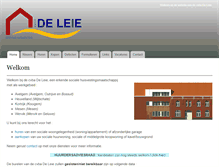 Tablet Screenshot of deleie.be